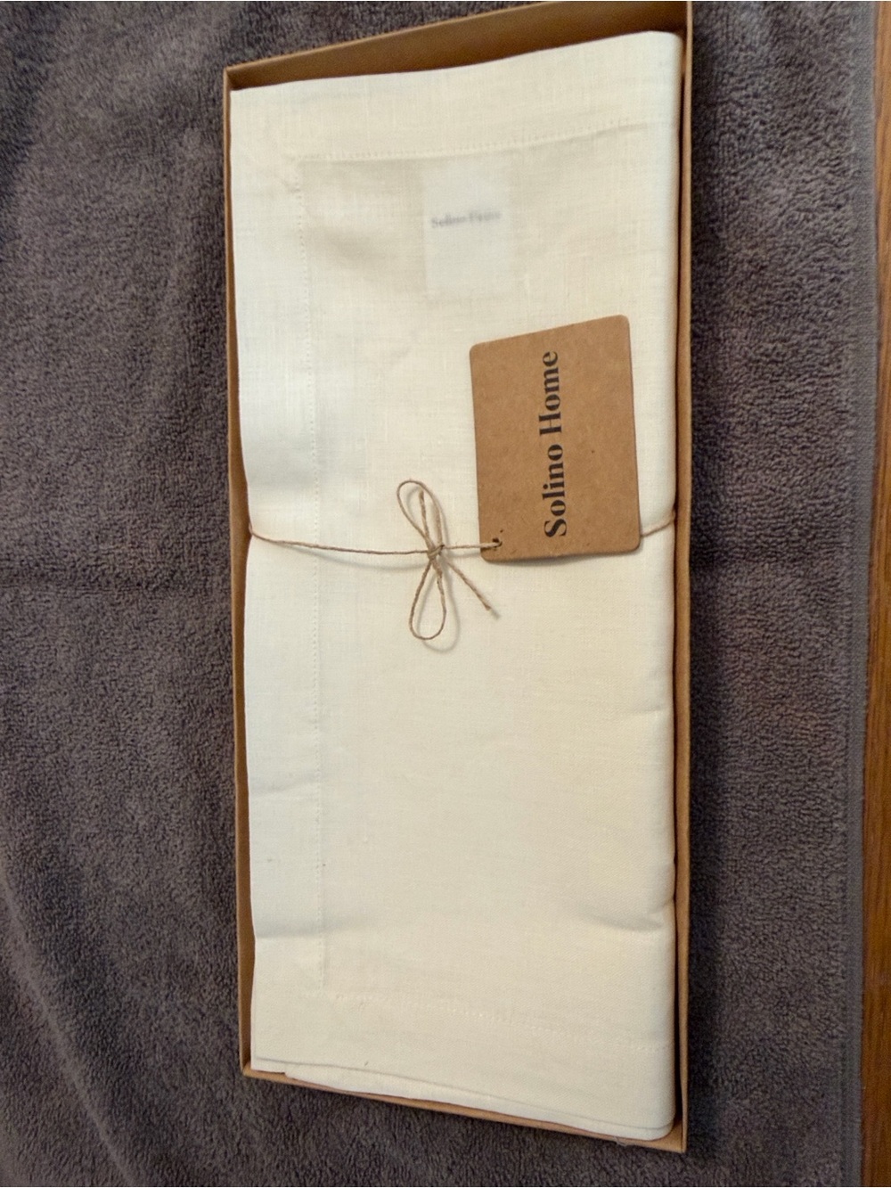 Ivory Table Runner - Elegant Natural Linen